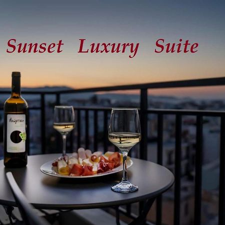Sunset Luxury Suite - Rooftop Apartment In The City Center 伊拉克利翁 外观 照片